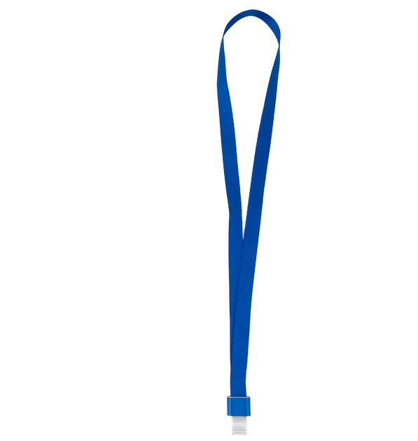 20mm sz�les, 41 cm-es nyakp�nt, m�anyag csipesz, k�k, CH-2078-bl